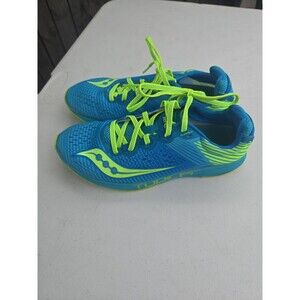 Saucony Racing Type A8 Running Shoes Blue Citron Women's Size 8